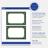 Avery Postcards, 4" x 6", Gold-Green Border, Matte, 20ct - 3 of 4