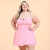 Blogilates Women's Tie Front Twirl Active Dress - 3 of 4