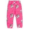 Disney Minnie Mouse Girls Fleece 2 Pack Jogger Pants Little Kid to Big Kid - 3 of 4