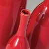 Sullivans Glazed Ceramic Vase 16"H, 12"H & 8.5"H Red - 2 of 3