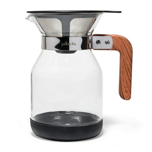 Primula Stainless Steel Espresso Maker, Soft Grip Handle