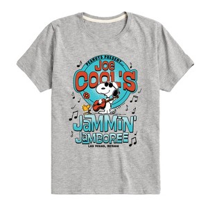 Boys' - Peanuts - Joe Cool's Jammin Jamboree Las Vegas Nevada Short Sleeve Graphic T-Shirt - 1 of 4