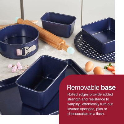 Zyliss 14-Inch Dark Blue Nonstick Carbon Steel Pizza Tray