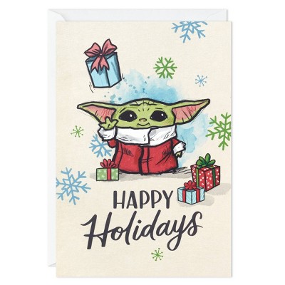 10ct Hallmark Star Wars Grogu Holiday Greeting Cards