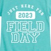 Girls' - Instant Message - Here For Field Day Fitted Short Sleeve Graphic T-Shirt - 2 of 4