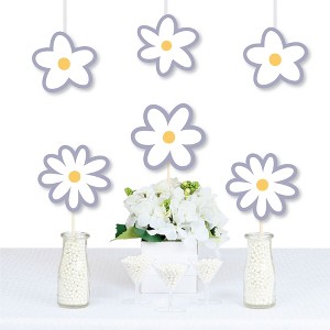 Big Dot of Happiness Purple Daisy Flowers - Decorations DIY Floral Party Essentials - Set of 20 - 1 of 4