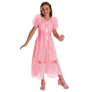 Wicked™ Girls' Glinda Popular Dress Halloween Classic Costume Dress - Pink - 7-8 - 1 of 4