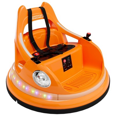 Ride on Bumper Car for Toddlers, 12V Battery Car for Kids W/Parent Remote