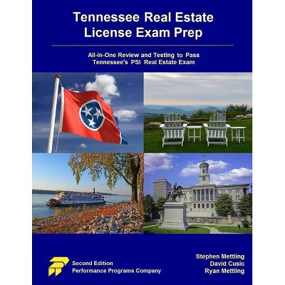 Tennessee Real Estate License Exam Prep - by  David Cusic & Ryan Mettling & Stephen Mettling (Paperback)