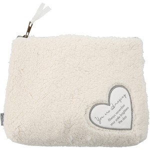 Pavilion Gift Company - Amazing - 10" x 8" Plush Cosmetic Bag - Handbags - 1 of 4