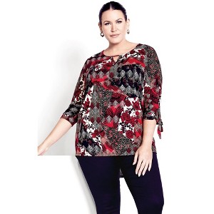 Avenue Women's Plus Size Analise Top - 1 of 4