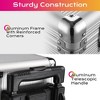 Byootique Professional Hair Stylist Rolling Tool Box Makeup Artist Train Case - 3 of 4