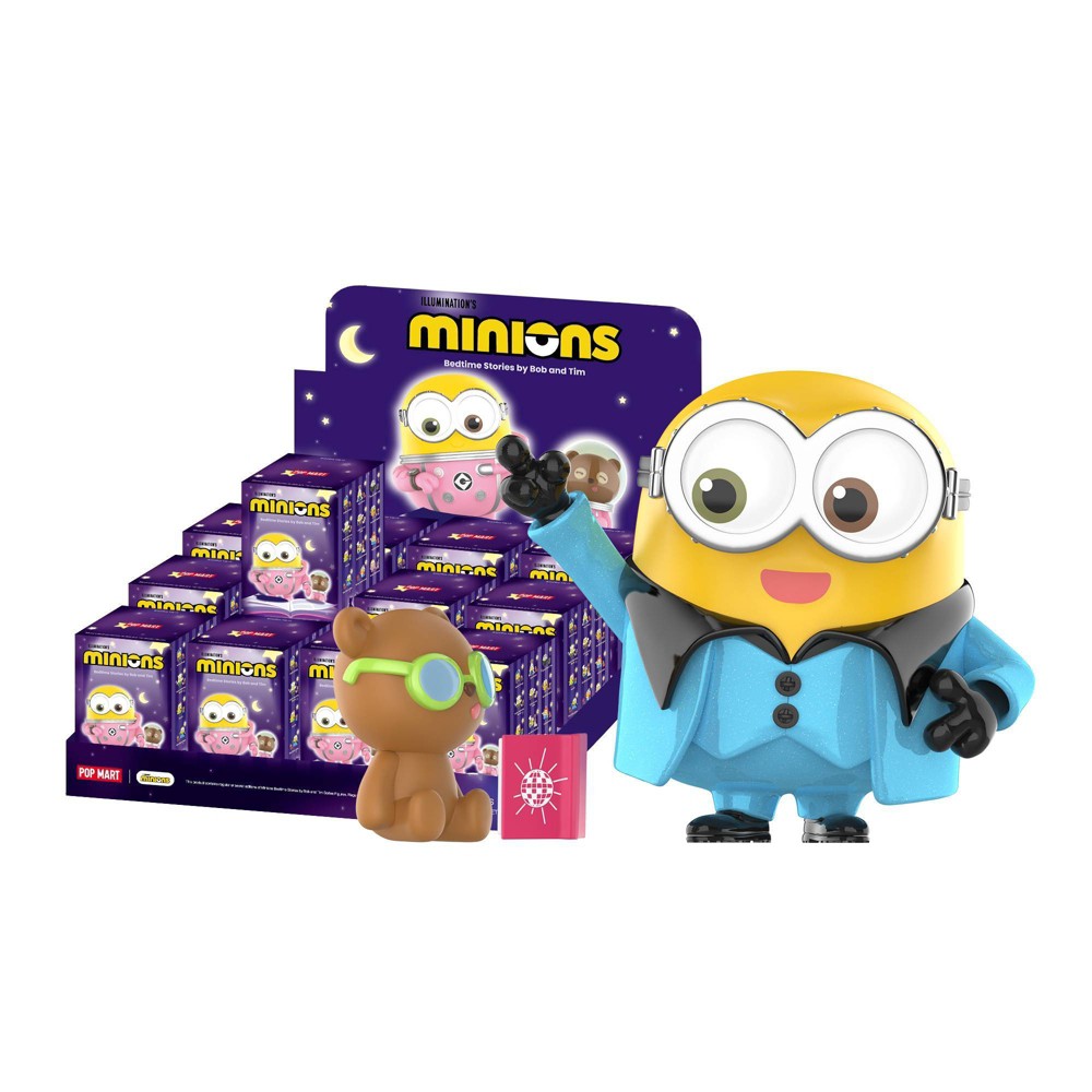 Pop Mart Minions Bedtime Stories by Bob and Tim Series Figures