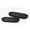 Wooden Dough Bowl Design Tray (Set of 2) - 4 of 4
