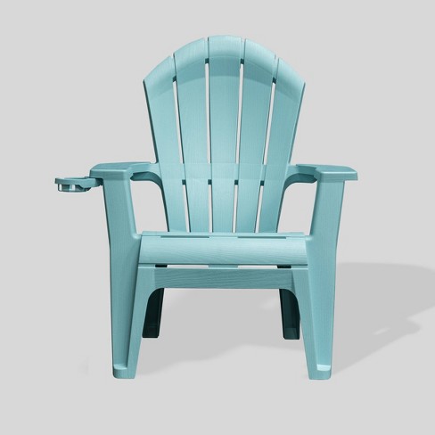 Deluxe Realcomfort Adirondack Chair Turquoise Adams Manufacturing Target