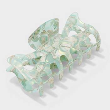 Marbled Jumbo Claw Hair Clip - A New Day™