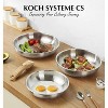 KOCH SYSTEME CS Stainless Steel Pan Set, Stainless Steel Frying Pans with Stylish Removable Handles,Induction Compatible Skillets - 4 of 4