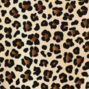 velour cheetah w. matching scrunchie