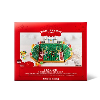 Holiday Stadium Gingerbread Cookie Kit - 23oz - Wondershop™