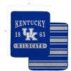 NCAA Kentucky Wildcats Varsity Plaque Double Sided Royal Plush Blanket: Sports Team Logo - 2 of 3