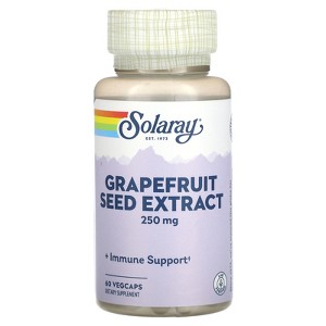 Solaray Grapefruit Seed Extract, 250 mg, 60 VegCaps - 1 of 2