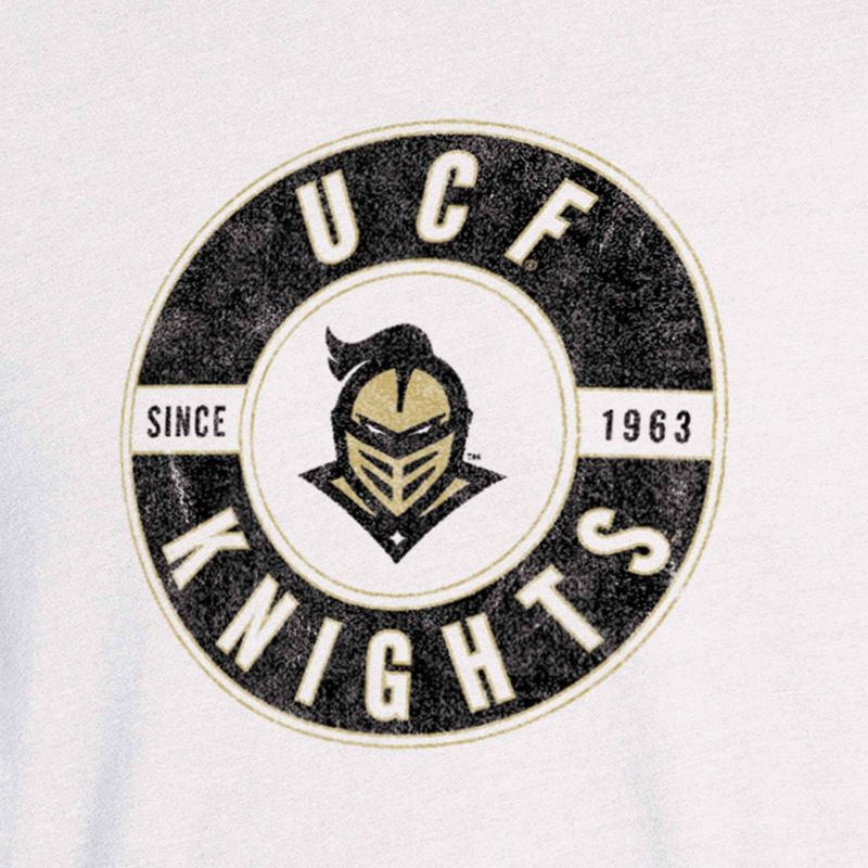 NCAA UCF Knights Men&#39;s White Biblend T-Shirt, 3 of 4
