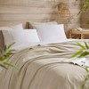 Luxury Bamboo Cotton Blanket – Oversized, Breathable, Jacquard Weave for All-Season, Eco-Friendly Comfort - 2 of 4