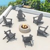 Arceso Adirondack Chair，36 Inch Outdoor Patio Chair，Adirondack Chairs with Cup Holder,  Plastic Adirondack Chairs for Patio, Law, Garden - 4 of 4
