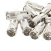 Unique Bargains Metal Silver Tone Adapter Connector TV Connector 15 Pcs - 4 of 4