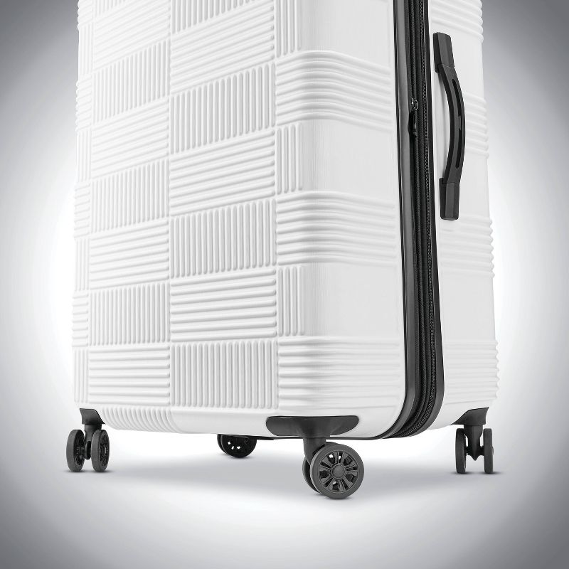 American Tourister NXT Hardside Large Checked Spinner Suitcase, 3 of 11