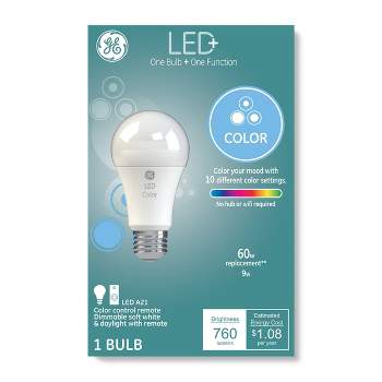 GE LED+ Color Changing Light Bulb