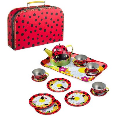 tin tea set for kids