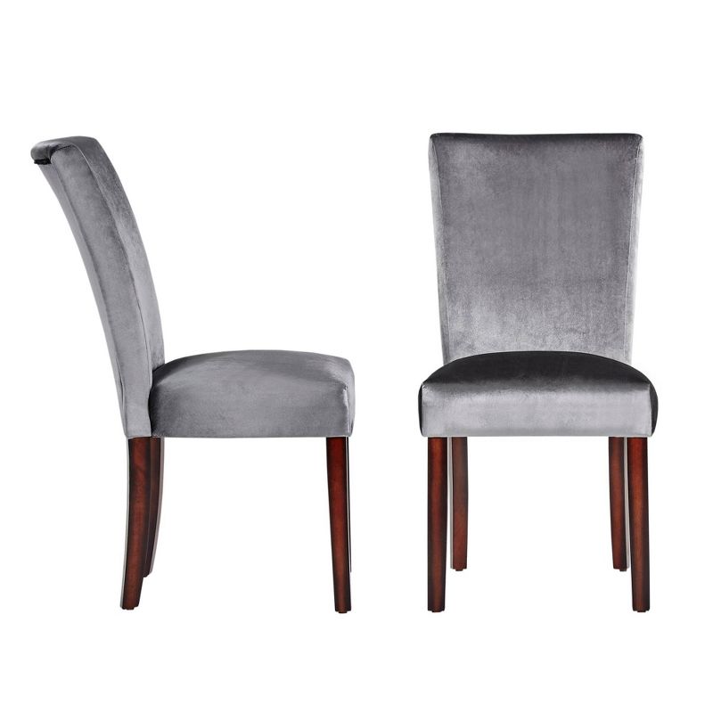 Set of 2 Quinby Upholstered Parson Dining Chairs - Inspire Q, 3 of 7