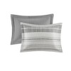 Gracie Mills Naxos 4 Piece Stripe Comforter Set with Throw Pillow - 4 of 4