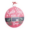 Transpac Wood 21.65 in. Multicolor Christmas Santa Countdown Chalkboard Wall Decor - 2 of 4