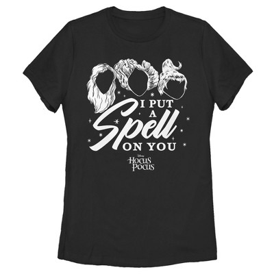 Women's Disney Hocus Pocus Put Spell On You Silhouette T-shirt : Target