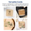 Avery 2-1/2" x 2-1/2" Rounded Corner Cards, Kraft Brown, 90ct - 3 of 4