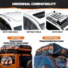 Mockins 30 Cubic Ft Roof Bag Cargo Carrier - 60"x43"x20"-Orange - 3 of 4
