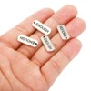 Unique Bargains Metal Bulk Elegant DIY Crafts Jewelry Making Word Pendant 30 Pcs - 4 of 4