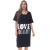 Just Love Short Sleeve Nightgown Sleep Dress for Women - 2 of 3