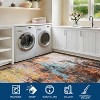 coucheta Multi-size Washable Modern Area Rugs, Abstract Non-Shedding Low Pile Accent Carpet with Non-Slip Backing, for Living Room, Bedroom, Dining - 2 of 4