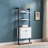NicBex File Cabinet with 1 Shelf,Office Cabinet with Round Knob Design,Modern Vertical Storage Cabinet,Filing Cabinets for Home Office - 2 of 4