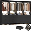 Aheaplus 24'' Freestanding Closet Organizer System with Hanging Rods and Drawers - 2 of 4