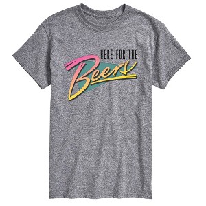 Men's - Instant Message - Here for the Beers Short Sleeve Graphic