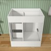 Bath Vanity Cabinet without Top 30 in. W x 21.5 in. D x 33.5 in. H Bathroom Vanity in White with Brushed Nickel Handle - 2 of 4