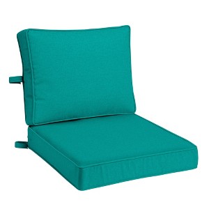 ARDEN Foam Outdoor Double Welted Deep Seat Cushion Set, 24 x 24, made with ProFoam, Rain-proof, Fade Resistant - 1 of 4