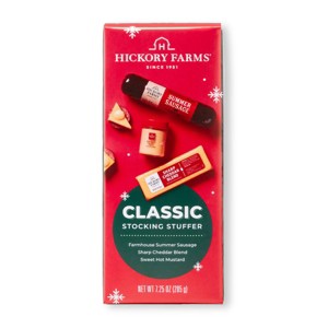 Hickory Farms Christmas Gift Set Classic Stocking Stuffer - 7.25oz - 1 of 4