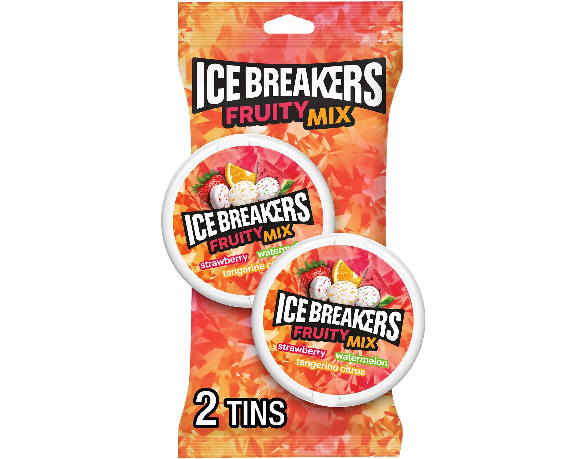 Ice Breakers Fruit Mix Flavored Sugar Free Mints - 1.5oz/2ct