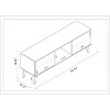 Doyers TV Stand for TVs up to 50" - Manhattan Comfort - 3 of 4