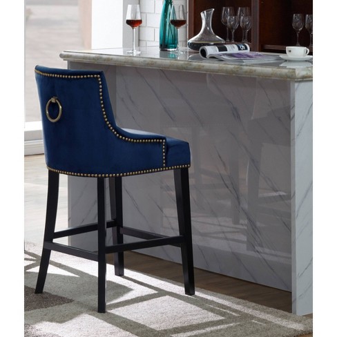 Leigh Counter Height Barstool Navy - Chic Home Design : Target